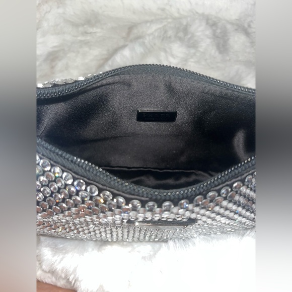 Brand New Prada Reedition Crystal bag in black - Picture 9 of 13